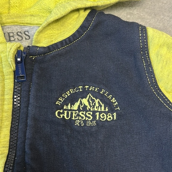 Mexx - full length zipped baby hoodie/jacket. Size 12 months - Picture 2 of 5